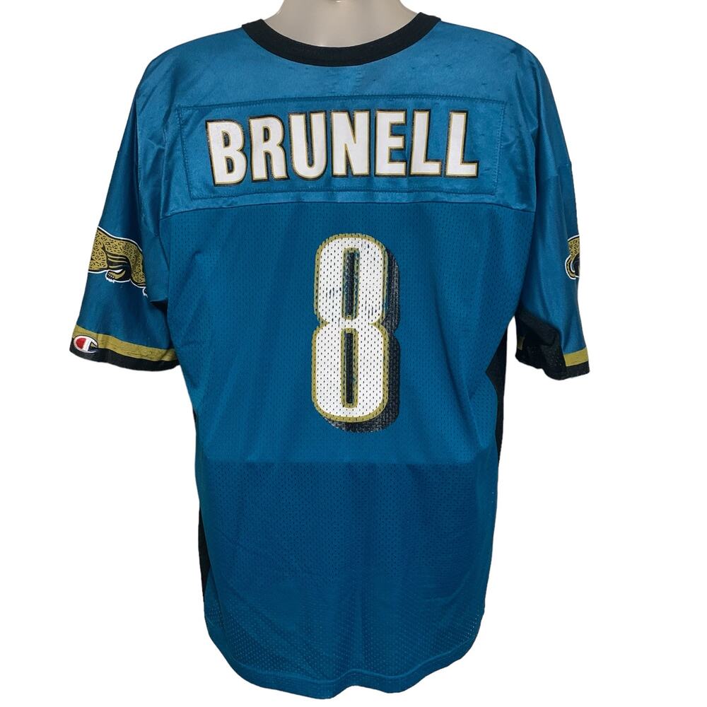 Vintage Champion Mark Brunell #8 Jacksonville Jaguars Jersey Mens Size 48 (L)